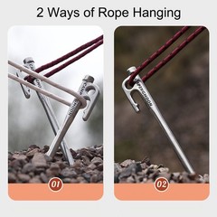 Tent Stake 20-40cm Length 8-10mm Dia Accessories Canopy Outdoor