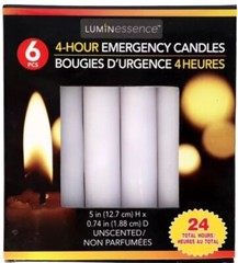 24 Count Emergency Lighting Heating Candles 96 Hrs Total Burn Camping Praying