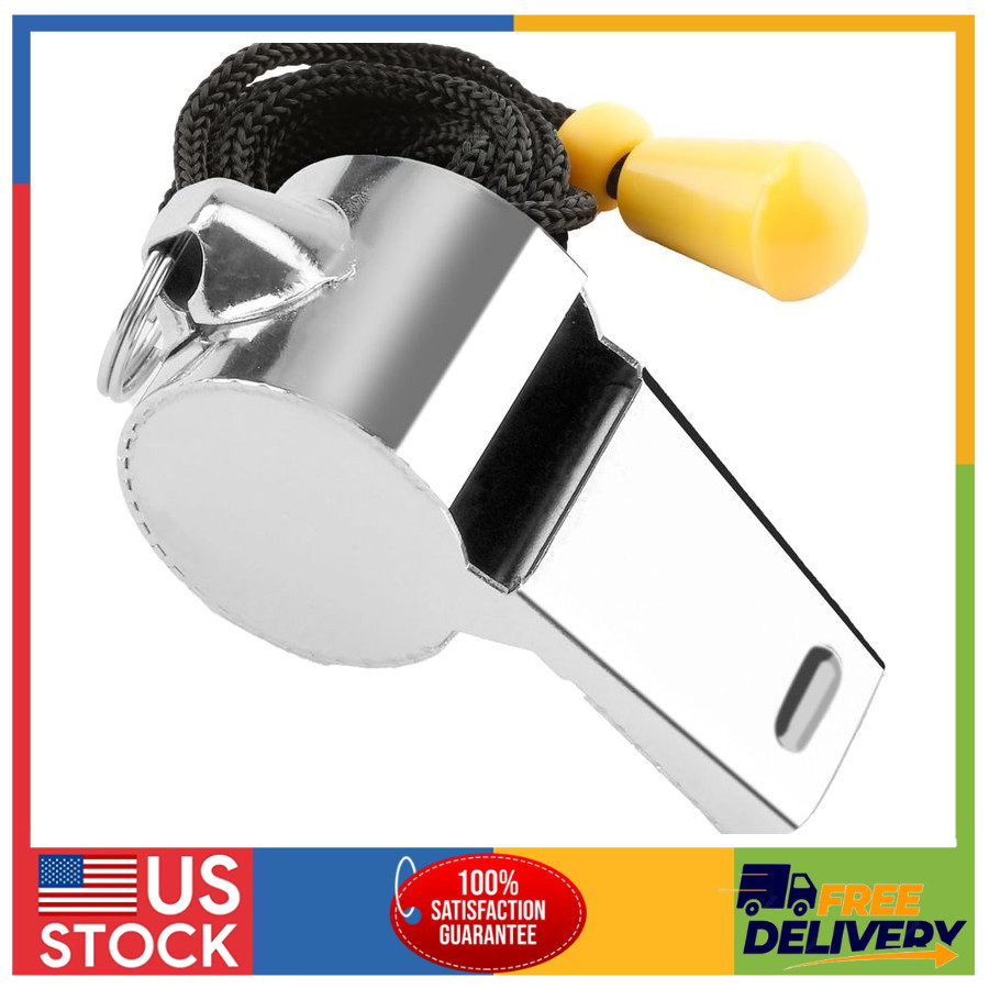 Loud Professional Sports Whistle with Lanyard for Coaches Referees Adults