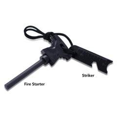 Fire Starter Flint Steel Striker Ferro Rod Waterproof Firesteel USA SHIPPER