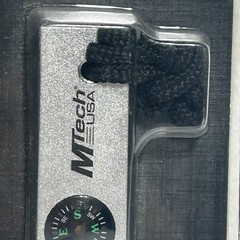 MTech USA Magnesium Fire Starter MT-300 w/ Built in Compass NEW