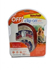NEW SEALED 2011 OFF! Clip-On Mosquito Fan Patriotic Discontinued Kit