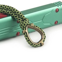 EDC Ring Brass Knife Beads DIY Tool Paracord Lanyard Bracelets Keychains Rope