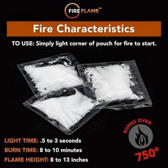 All-Purpose Indoor & Outdoor Firestarter – 100 Pouches