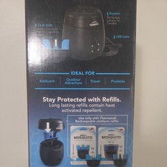 Thermacell Mosquito Repellent E-Series Rechargeable 12 Hour Refill-Blue