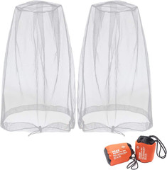 Mosquito Head Net Mesh, Face Neck Fly Netting Hood from Bugs Gnats Noseeums Scre