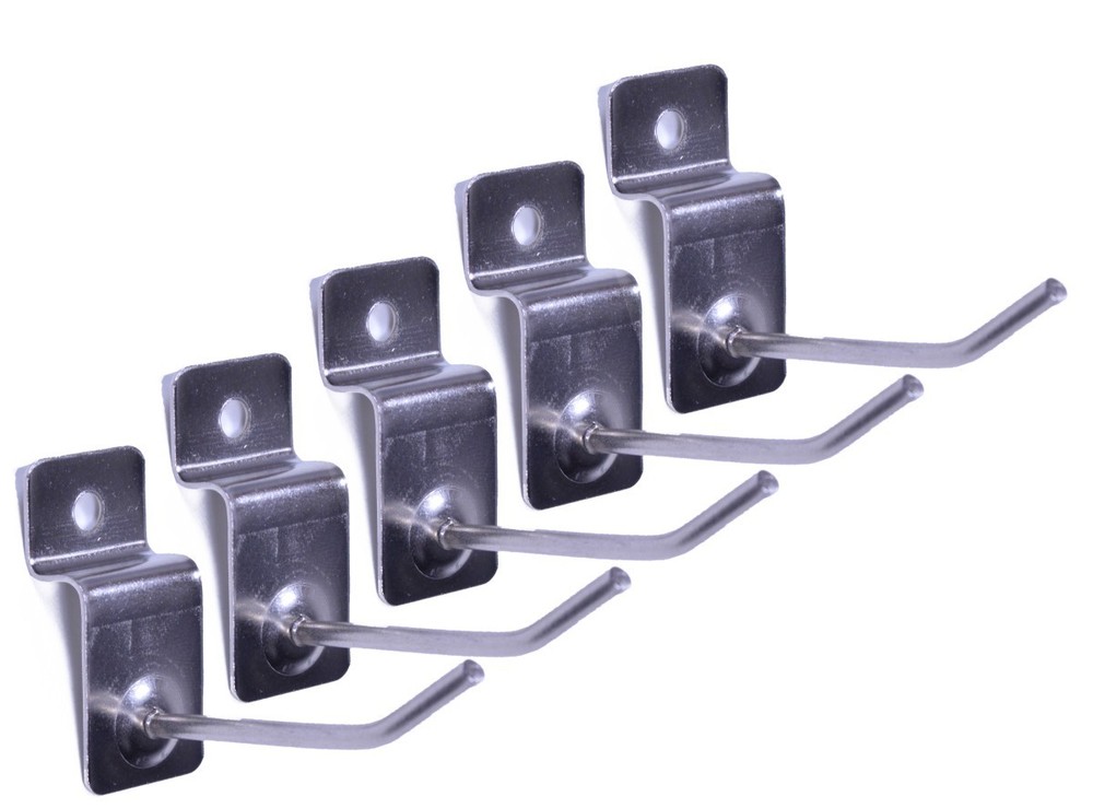 Silver Slatwall Hooks – 2 Inch Slat Wall Hook