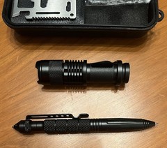 NEW! – Stealth Angel 9 in 1 Survival/Tactical Kit – Black