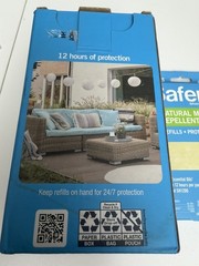 Safer Home SH1200 Outdoor Mosquito Repellent & 4pk refills. (Bundle kit)
