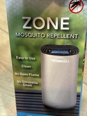 2 Pack Thermacell Patio Shield Riverbed Mosquito Repeller Scent Free 15ft Zone