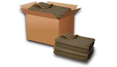 Bulk Military Wool Blanket 62X80,66X90 Fire Retardant for Emergency 3.25/3.50 LB