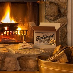 Pure Garden Fatwood Fire Starter Sticks 10lb – All Natural Pine