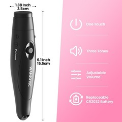 WANJOTEC Electronic Whistle 3 Pack, 3 Adjustable Tones, Maximum Volume 130dB …