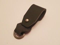 Dango Products EDC Lot of Two (2) NEW Black Belt Key Fob & Cobra Weave Tether
