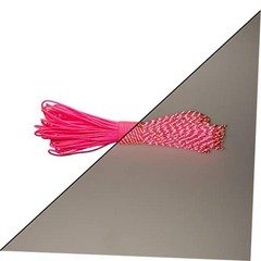 – Fluorescent 1.75mm Reflective Guyline 95 Paracord Tent Rope 65 FT Neon Pink