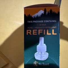 Repel Mosquito Repellent Refill 40 Hour No Scent Liquid REP Diffuser Model