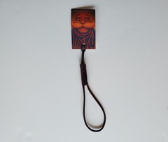 USA made Frozen State Cords Knife Lanyard 3 1/2 Feet of Paracord 550 Brown Loopy