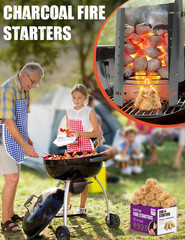 150Pcs Fire Starter, Natural Tumbleweed Fire Starters for Campfires, Fireplace,