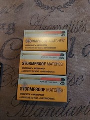 3 25 Packs (75 Total) UCO Stormproof Matches – Wind/Waterproof Bulk Packed