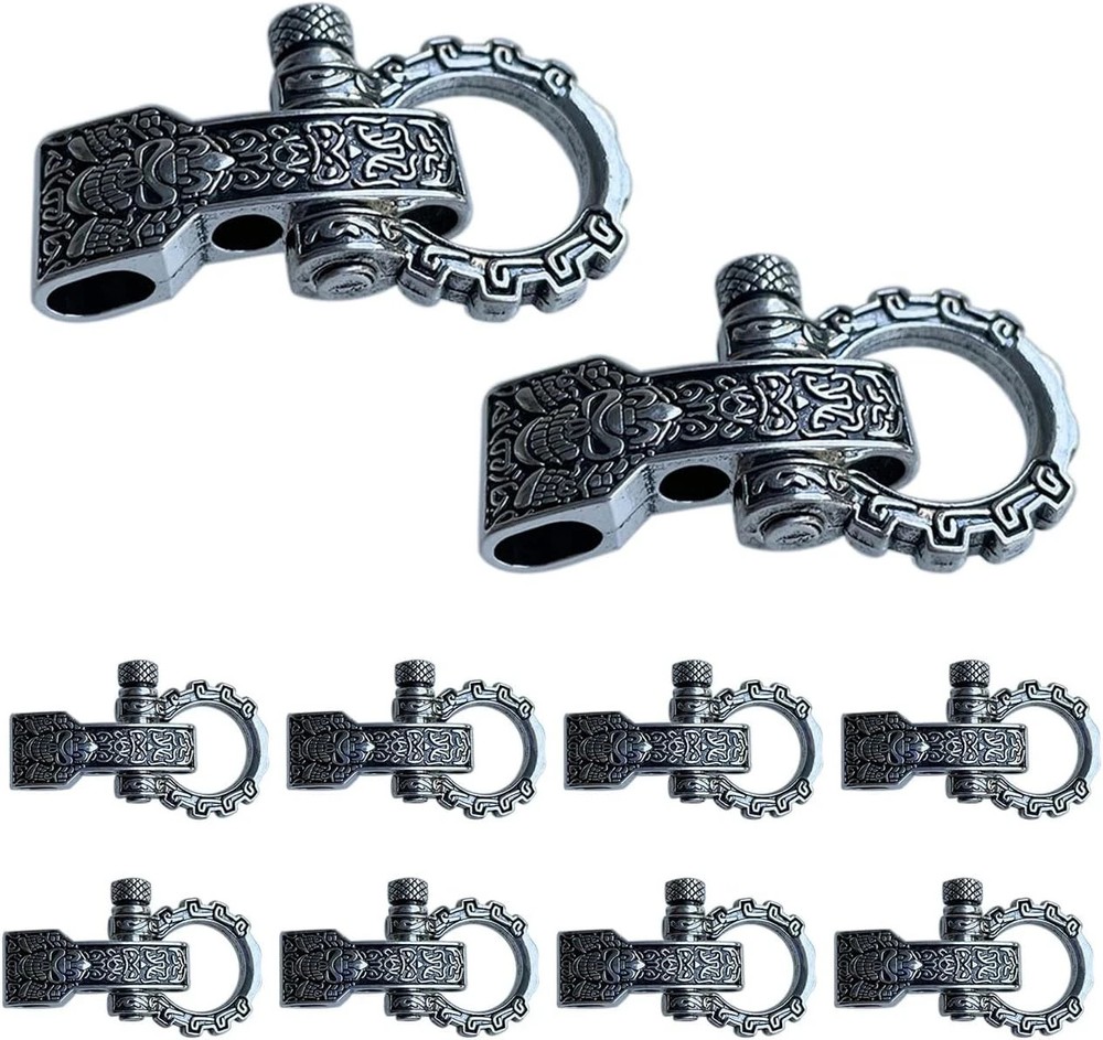 Paracord Buckles Bow Clasps Screw Pin Anchor Shackle Adjustable Shackles Buckles