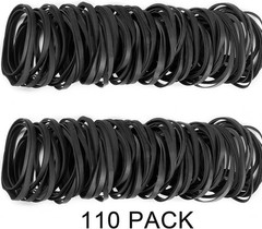 Rubber Bands Black Size About 0.5 lb 110 Pcs Tactical Rubber Bands for Office…
