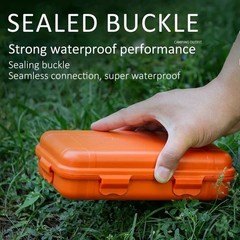 1pc EDC Waterproof Survival Storage Box Outdoor Camping Shockproof Case – NEW