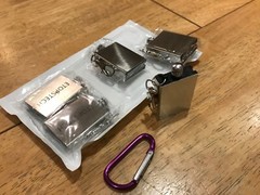 Lot of 5 Survival Permanent Match Keychain Fire Starter, Camping Hiking Tool NOS