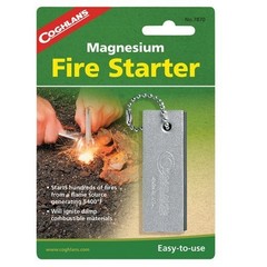 Coghlan’s Magnesium Fire Starter With Flint Striker – Starts Hundreds Of Fires