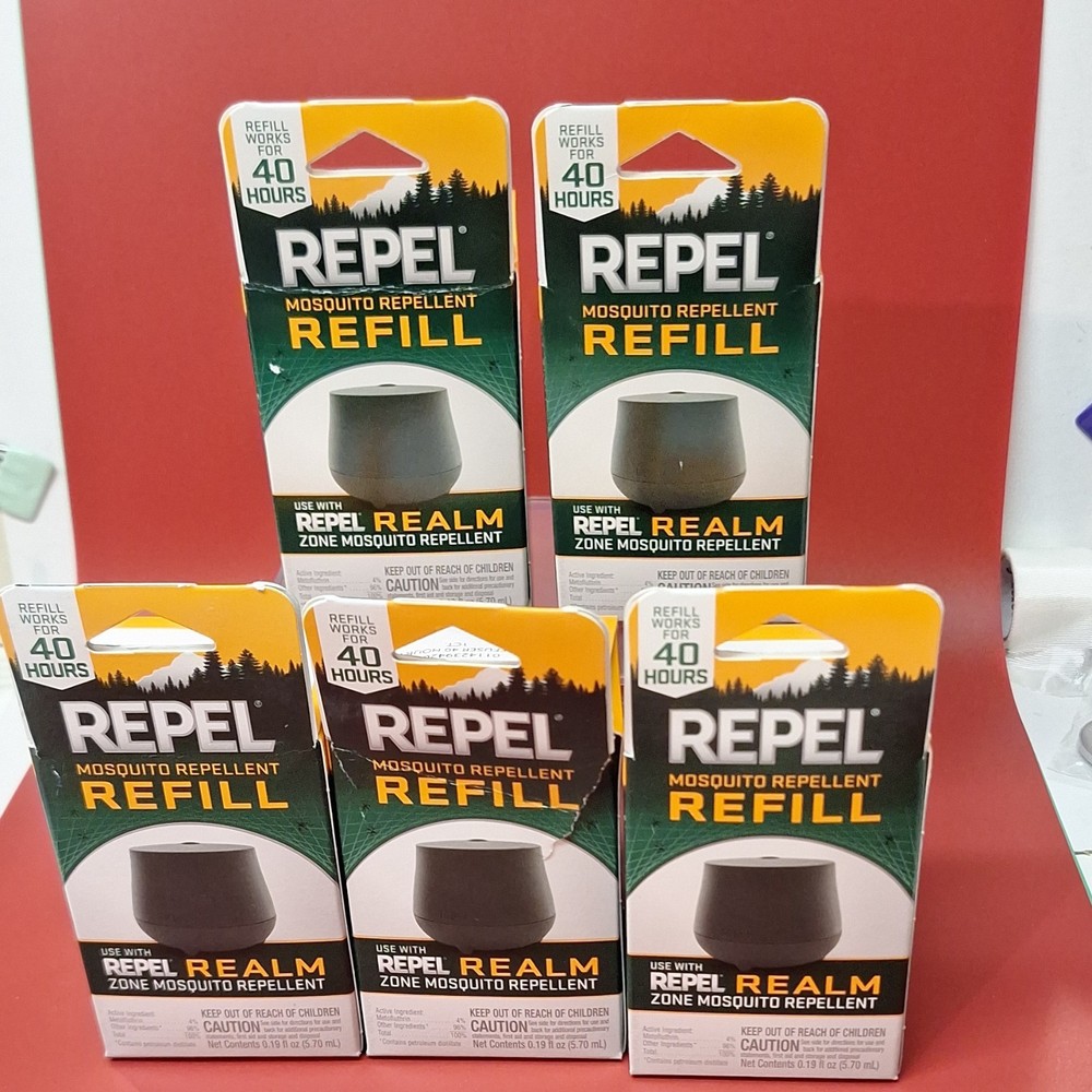 #67 Repel Realm Zone Mosquito Repellent Refill, 40 Hours, 5 Packs