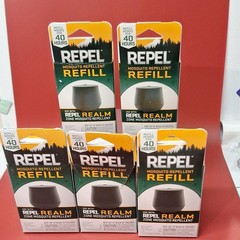 #67 Repel Realm Zone Mosquito Repellent Refill, 40 Hours, 5 Packs