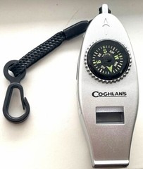 Coghlan’s Six Function Whistle Thermometer Compass 6-Function Outdoor Gadget