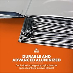 ANLOKE Emergency Blankets (10 Pack) – Plus Size Space Essential for Hiking