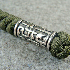Handmade 550 Paracord Knife Lanyard With Stainless Steel Beads