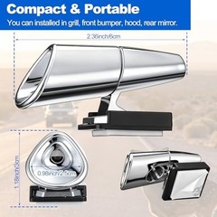 18 Pieces Deer Warning Whistles Car Avoids Collisions SUV Truck Motorcycle