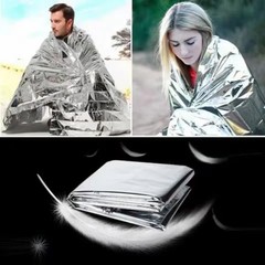 10x Emergency Mylar Thermal Blankets Survival First Aid Kit Camping Outdoor Cold
