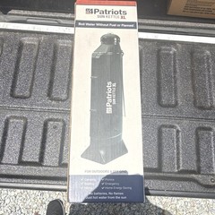 4Patriots Sun Kettle XL Solar Water Boiler Black, No Fuel/Flames Camping