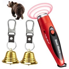 Bear Bell for Hiking | Hiking Essentials Bear Bells with Electronic Air Horn
