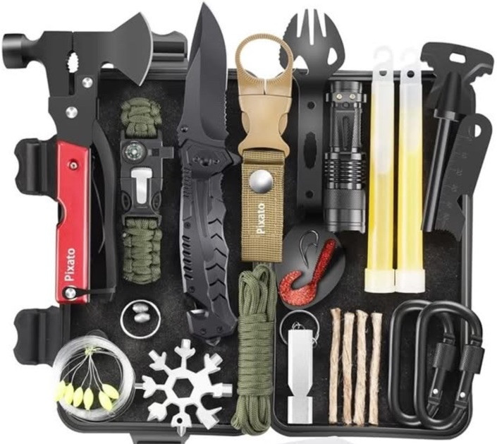 NEW~ 34 in 1 Survival Gear and Equipment, Emergency