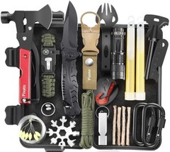 NEW~ 34 in 1 Survival Gear and Equipment, Emergency