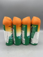 Lot of 4 OFF! Family Care Insect Repellent Spray Smooth & Dry Powder Formula 6oz