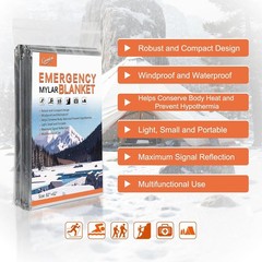 Mylar Blanket 4 Pack 82×62 Emergency