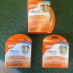 New OFF! Clip On Mosquito Repellent Fan Starter Circulated Repellents + 4 Refill