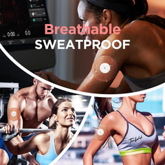 Adhesive Patches for Freestyle Libre 1/2 – 15 PCS, Waterproof & Sweatproof CGM S