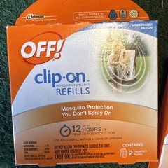 New OFF! Clip On Mosquito Repellent Fan Starter Circulated Repellents + 4 Refill