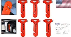 Life-Saving 6 Pack Multitools – Seatbelt Cutter & Window Breaker for Every Car