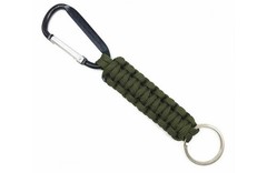 2 Paracord Emergency Survival Keychain Kit Parachute Rope Carabiner