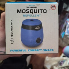 New Thermacell Rechargeable Mosquito Repellent with 20’ Protection Zone Malaria
