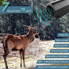 Elook Deer Warning Whistles Device for Car, save Deer Whistle with Upgraded Acry