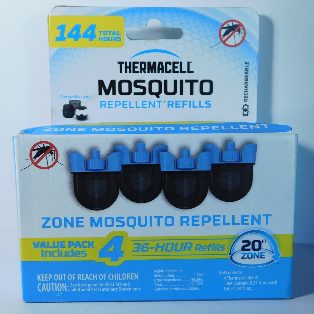 Thermacell Mosquito Repellent refills ( 4 ) Pack 36 hour refills