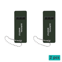 2/5Pcs 3-Frequency Survival Whistle Outdoor High Decibel Survival Whistle for Hi